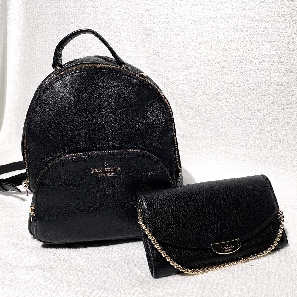 Kate Spade New York Backpack and chain wallet